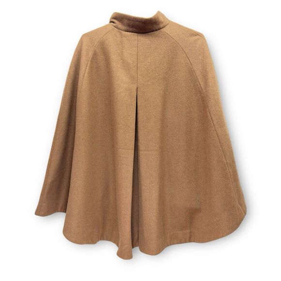 Kate & Mallory Elegant Wool Blend Cape Size L Poncho Cloak  Autumn Coat Luxury - Picture 4 of 13